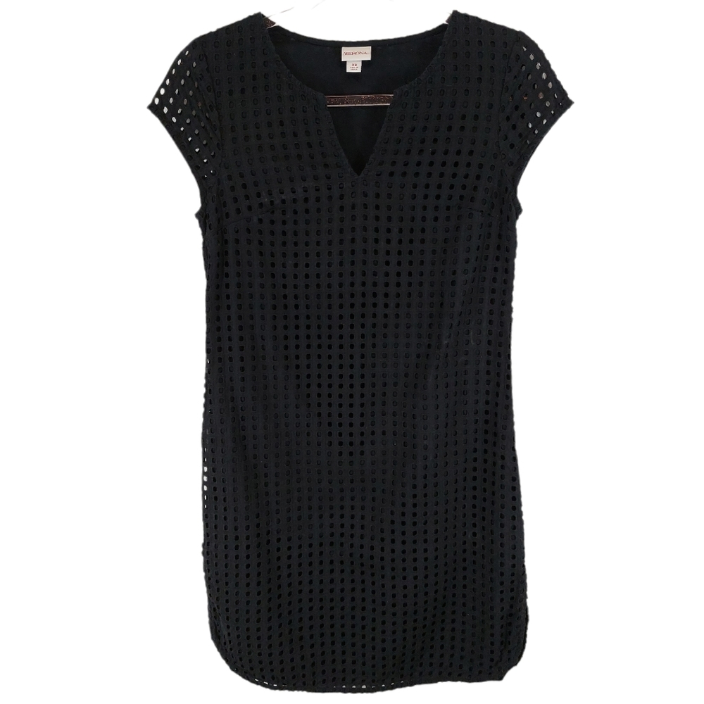 Anthropologie Black Mini Dress